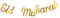 Eid Mubarak Brief Banner Girlande DIY Muslimische Ramadan Party Supplies Dekorationen Eid Feier (Gold)