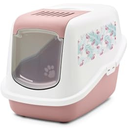Maison Toilette Print Pink 56 x 39 x 38.5 cm