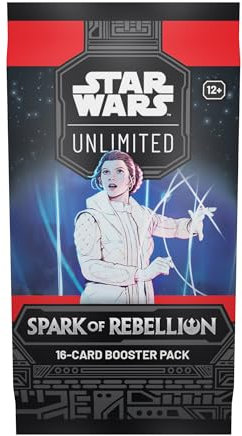Star Wars: Unlimited TCG Spark of Rebellion BOOSTER PACK - schnelles Trading Card Game, Alter 12+, 2 Spieler, 20 Minuten, von Fantasy Flight Games, Englisch