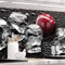 Stickerprofis Küchenrückwand Matt selbstklebend - KIRSCHEN UND EIS - 0.5mm versteifte PET Folie, zuschneidbar, Spritzschutz PRO 60 x 400cm