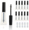COSIDEA 10 x weiche leere Mascara-Röhrchen zum Ausdrücken in Reisegröße, Eyeliner-Schlauch, Wimpernserum-Applikator für Rizinusöl-Flaschen