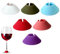 Generisch Weinglas-Anhänger, Weinglas-Marker - 6X Weinglas-Charm-Marker aus Silikon | Dreieckiger Kegel-Glaskelch-Kennzeichnungs-Etikett-Clip-Stiel-Glaszubehör für Bar-Martinis-Cocktail-Champagner