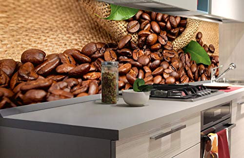 Dimex Küchenrückwand Folie selbstklebend KAFFE | Klebefolie - Dekofolie - Spritzschutz für Küche | Made in EU - 180 cm x 60 cm