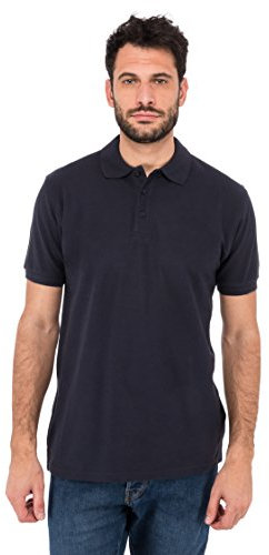 Fruit of the Loom Men's Premium Polo Shirt, Blue (Deep Navy Az), XL