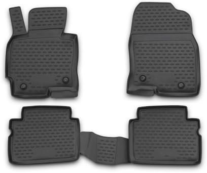OMAC Gummimatten Fußmatten kompatibel mit Mazda CX-5 2012-2017 TPE Automatten Schwarz 4X