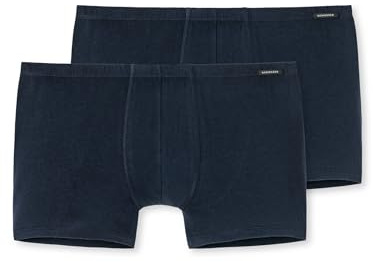Schiesser Herren 2 PACK Boxershorts mit weichem Bund - Essentials