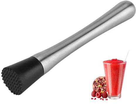 1 pc Pilon à Cocktail en Acier Inoxydable Barre de bâton Mojito Presse-purée Fruits Mitigeur Idéal Bartender Outil coupelles à Bords