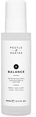 Pestle & Mortar Balance Ultra-Fine Face Mist- Hydrating Facial Spray Moisturiser with Deep Sea Magnesium, Gentian Root Extract, Hydrating and refreshing face toner, 80ml