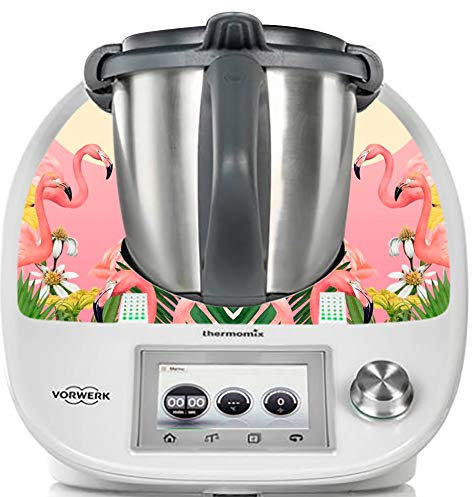 Thermodernizate.com Vinyl-Aufkleber für Vorwerk Thermomix TM5 Flamengos