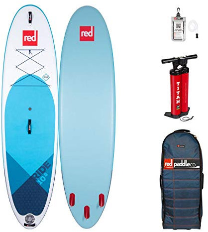 Red Paddle Unisex – Erwachsene 10'8 Ride MSL Inflatable Paddle Board Paket Sup Tabelle, Mehrfarbig, Uni