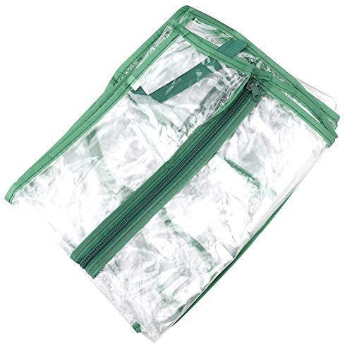 VKTY Cubierta para invernadero de 2 niveles de plástico transparente, cubierta de repuesto para mini invernadero de plantas de PVC para marco de 2 pisos, accesorios de jardín para plantas al aire