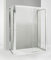 Hydra Box Doccia 3 Lati con 2 Ante fisse e Porta Scorrevole 60x120x60 cm Trasparente