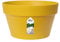 elho Loft Urban Bowl 35 - Flower Pot for Outdoor - Ø 34.5 x H 20.2 cm - Yellow/Ochre
