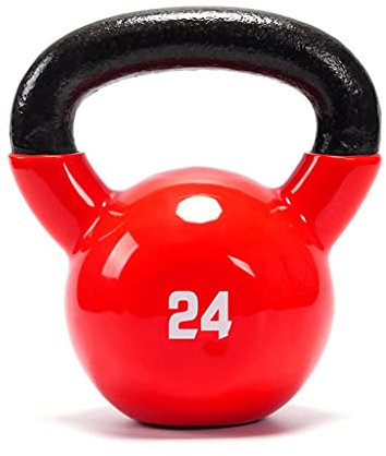 PIAOLING Fitness-Schmiedeeisenguss Kettlebell, Haushalt 2kg-32kg Kettlebell, athletische Hantelhülle der Herren, Anti-Fallen- und Druckbeständigkeit (Größe : 24kg)