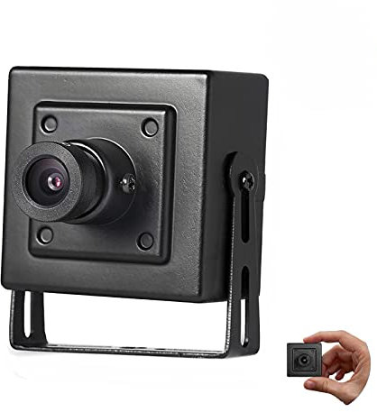 Revotech 3MP Mini POE IP Kamera, HD 3MP Innen Überwachungskamera, 3,6 mm Objektiv, P2P Remote View, Bewegungserkennung (I706-P-FHW)