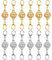 12Pcs Locking Magnetic Labstor Necklace Clasps Magnetic Necklace Clasps and Closures for Necklaces Bracelet Extender for Jewellery Making (Gold and Silver)