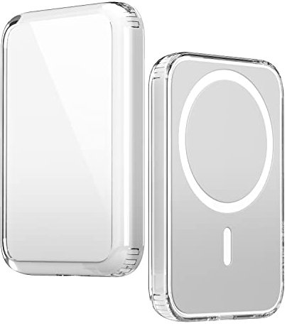 elago Hybrid Clear Case Compatible with MagSafe Battery Pack, Compatible with iPhone Series 15,14,13,12- PC+TPU Hybrid Technology, Reduced-Yellowing, Shockproof Cover, Protective Case (Transparent)