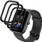 Vuciya [3 Packs protectores de pantalla 3D Compatibles con Amazfit Bip 3 / Bip 3 Pro，Full Coverage Curved Edge Frame Case，fácil aplicación,Resistente al agua/Resistente a los arañazos/Sin burbujas.