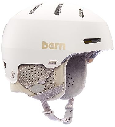 Bern Macon 2.0 Erwachsene Snowboardhelm - Brim Style Multisport Zertifizierter Skihelm - MIPS Rotationsaufprallschutz - Verstellbarer Snowboardhelm - Anti Fog Belüftung - Kleiner Skihelm