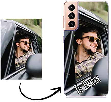 Funda para Samsung S23 Personalizada con Foto | Funda Personalizada Samsung S23 | Funda Transparente con Dibujo Texto Flexible Carcasa Personalizada (S23)