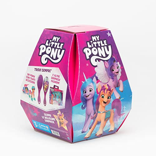 My Little Pony-Poni Hasbro Sorpresovo 2023 – Huevo con sorpresas y Caja Que se Convierte en un Escenario de la película, Piccolo Nan