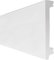 Nuevo Rodapié resistente a la Humedad (220x12x1,5cm) Rodapié Blanco de Poliestireno, Zócalo Canto Recto, Rodapié Pintable, Combinable con puertas Laca