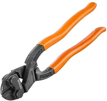 VEVOR Coupe-boulons 200 mm Mini Coupe Boulon avec Poignée Ergonomique Lame Mâchoires en Alliage d'Acier au Chrome Vanadium Pince Coupante Professionnelle pour Tiges Boulons Fils d'Acier Câbles Chaînes
