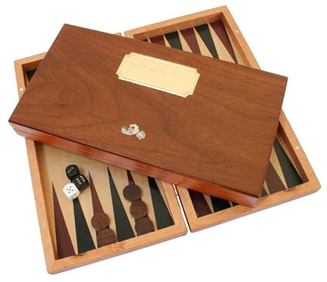 Chopper Bike Wooden Backgammon Pub Set Magnetic Box Free Engraving 635