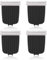 4pcs Replacement Blades for Manscaped, Practical Snap-in Hair Clipper Shaver Replacement Tool Electric Hair Trimmer Razor Replacement for Manscaped Lawn Mower 4.0/3.0/2.0