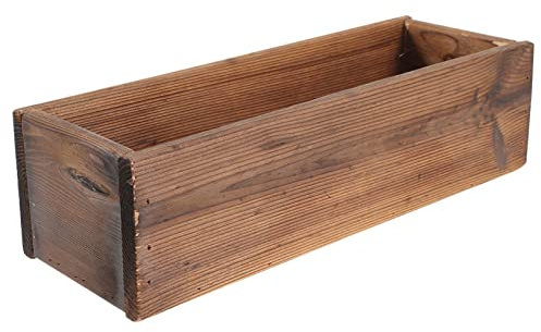 Maceta De Madera Para Suculentas Hecha A Mano Estilo 30 Cm X 9 5 Cm De Ancho Para El Hogar