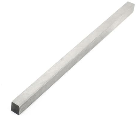 HSS Lathe Tool Bit, 5mm x 5mm x 200mm Square Turning Tool Lathe Accessories Fly Cutter Mill Blank for Craving Drilling
