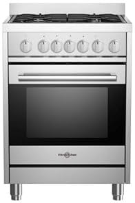 Cocina Gas VITROKITCHEN ST6060IB Butano Inox 4 fuegos