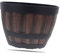 POPETPOP Pot De Fleurs Rétro en Plastique Imitation Bois pour Décoration De Jardin