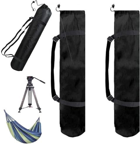 Shengruili Stativtasche Kordelzug Aufbewahrungstasche,2 Stück Tragetasche Stativ Lichtständer,Stativtasche Oxford Fotografie,Stativ-Tragetasche,Stativ Lichtständer Tragetasche,Stativ Tasche(120 cm)