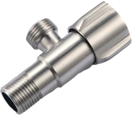 GAOINTELL Valvole ad Angolo e Soluzione di Chiusura 304 Acciaio Inox Valvole ad Angolo per Cucina, Bagno, WC