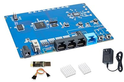 Banana Pi BPI-WiFi 6 Router OpenWRT Board, Dual Band Wireless Internet Router, 802.11ax ac WiFi 6 Gigabit VPN Router, with 5GE Phy and RGMII, Support WPA,WPA2,WPA3 (Baisc Board Bundle)