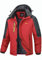 Libin Winterjacke Herren Skijacke Softshelljacke Outdoorjacke Wasserdicht Atmungsaktiv Warme Funktionsjacke Winter Snowboardjacke Wanderjacke Snowboard Jacke Männer Rot XXL