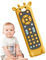 Control remoto de juguete de silicona, juguete remoto TV para bebés | Juguetes musicales de aprendizaje en forma de animal lindo - 3 idiomas (inglés, español y francés) juguetes de aprendizaje con