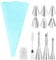 12 Pcs Piping Tips Set - Icing Nozzles for Donuts, Cupcakes, Eclairs, Pastries & Cakes