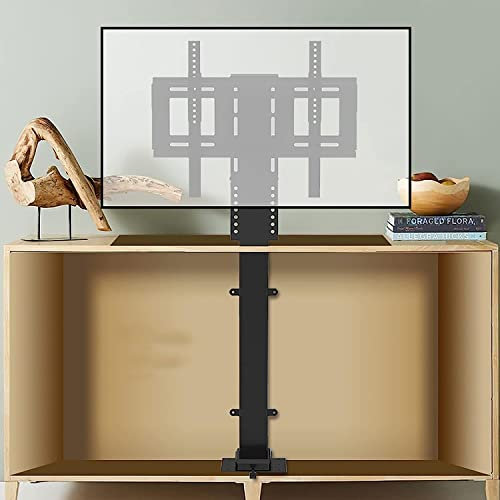 TV Stand TV Unit, Motorized TV Lift, Motorized TV Mount With Remote Control And Memory Setting For Large Screen 26-55 Inch TVs, 25mm/s Rising Speed TV Mount TV Stand