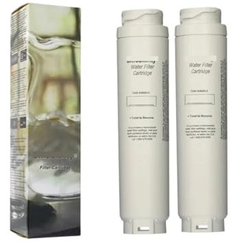 Ultra Clarity Refrigerator Water Filter,Compatible for Bosch 644845、740560、9000194412、740560、Compatible for Miele KWF1000(2pcs)