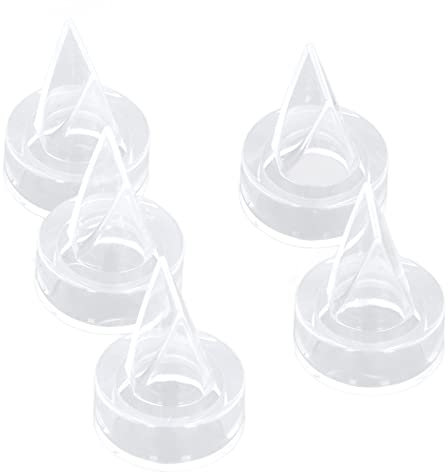 [5-Pack Duckbill Valve Replacement Kit for Baby Pump - Food Grade Silicone Valves, Easy-to-Clean, Safe and Soft Baby Pump Accessories]