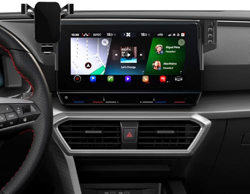 LSXEL Handyhalterung kompatibel mit Cupra Leon 2020-2022/Seat Leon MK4 2020-2024/Cupra Formentor 2021-2024 for 10 handyhalter zubehör (for Seat Leon 10/Cupra Leon 10/Formentor 10)