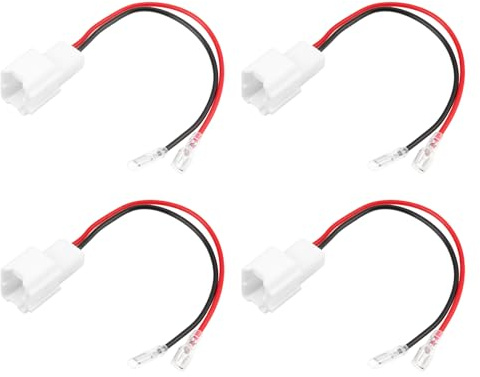 YINETTECH 2 Paar 2-Pin Auto Lautsprecher Adapter Kompatibel mit Smart ForFour W453 ForTwo C451 C453 A453