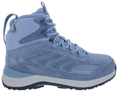 Waldläufer Bootie H-Debby mit wasserdichter Tex-Membran 779971-100-198, Velourleder u. Mesh, Blau, Weite H Blau Gr. 38