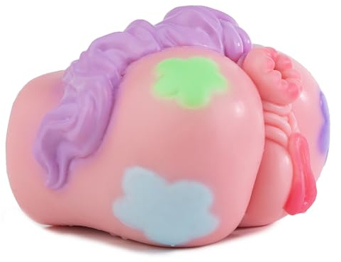 Cafurey 2 in 1 Realistischer Pferde Masturbator Taschenmuschi Silikon Masturbieren Sex Spielzeug mit Doppelkanal Masturbator Groß für Mann Sexspielzeug für die Männer solo