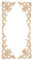 MUXSAM 4pcs 20 * 10cm(Rechts) Europäische Art Holz Skulptur Corner Flourish Application Dekoration für Möbel Wand Tür