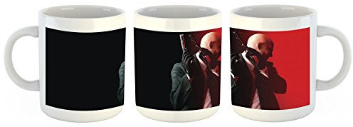 Unified Distribution Hitman - Tasse mit Motiv Bedruckt, 300ml C-Henkel. Tolles Geschenk für Büro, Küche, Geburtstag, Ihre Neue Lieblingstasse zum Frühstück