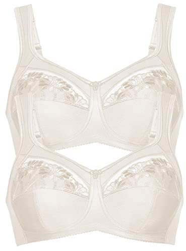 Anita 2er Sparpack Entlastungs BH 5448 Safina Gr. 95F in 1xcrystal 1xcrystal