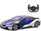 rastar BMW i8 ferngesteuertes Auto, 1/14 BMW i8 Concept RC Auto, vollständig transparent/Innenbeleuchtung - Silber